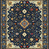 Exquisite Gilded Geometric Arrangement(Blue)