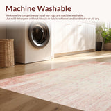 Elegant Boho Kitchen Area Non Slip Runner(Beige)