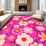 Lively Modern Floral Statement(Pink)