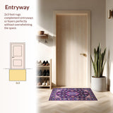 Rustic Boho Tiled(Purple)