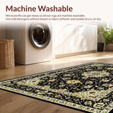 Minimalist Gold Floral Accents(Black)