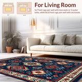 Elegant Fringe Textured Motif(Blue)