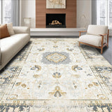 Refined Geometric Black Accents(Beige)