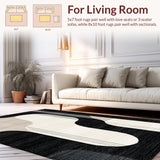 Artful Black and Beige Fluid Motion(Beige)