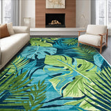 Tropical Multi Color Hallway Runner Use(Blue)