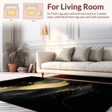 Elegant Black White Artful Display(Black)