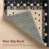 Charming Primitive Half Circle Design(Beige)