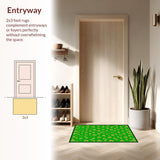 Lively Heritage Inspired Clover Design(Green)