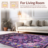 Rustic Boho Tiled(Purple)