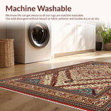 Eclectic Multi Color Abstract Motif(Red)