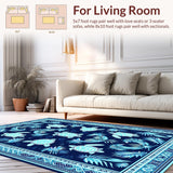 Tropical Turtle Geometric Delight(Blue)