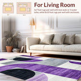 Modern Abstract Half Moon(Purple)