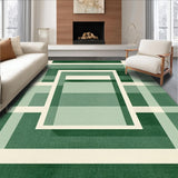 Modern Clean Symmetrical Checkers(Green)