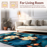 Chic Botanical Geometry Fusion(Blue)