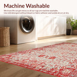 Sophisticated Circular Floral Accents(Red)