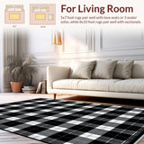 Artful Gray and White Medallion(Black)