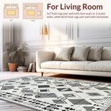 Abstract Monochrome Lattice Design(Ivory)