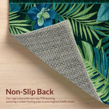 Eclectic Tropical Floral Motif(Blue)