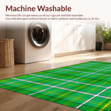 Airy Pastel Toned Plaid Style(Green)