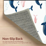 Whimsical Coastal Whale Motif(Blue)