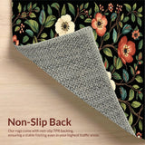 Maximalist Botanical Floral Fusion(Black)