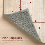 Abstract Spark Design Area Round Beige/Burgundy(Beige)