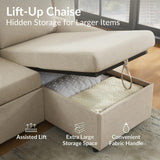 ODIKA Sleeper Sofa Additional Chaise – Chaise for Upgrading Your Existing L - ODIKA