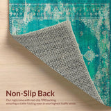 Vibrant Turquoise Medallion Motif(Blue)