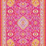 Artisan Crafted Color Block Design(Pink)