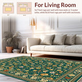 Contemporary Floral Symmetrical Elements(Blue)