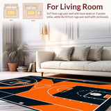 Stylish Round Athletic Theme(Orange)