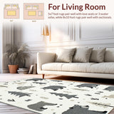 Playful Minimalist Bear Arrangement(Gray)