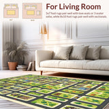 Vibrant City Map Play Design(Green)