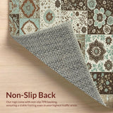 Vintage Brown Teal for Home Office(Brown)