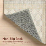 Area Beige Farmhouse Diamond(Beige)