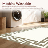 Refined Distressed Floral Medallion Style(Beige)