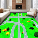 Whimsical Plane Pathway Visual Appeal(Green)