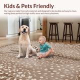 Antelope Print Beige Kitchen Runner(Beige)
