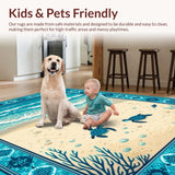 Artistic Underwater Scene Decor(Blue)