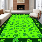 Artful Celtic Inspired Welcome Mat(Green)