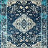 Chic Lattice in Blue Tones(Blue)