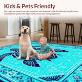Vibrant Teal Nautical Motif(Blue)