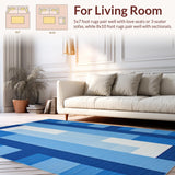 Timeless Classic Herringbone Visual Appeal(Blue)