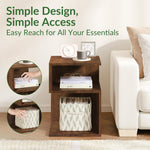 ODIKA Tokyo S Minimalist 3 Tier End Table - ODIKA