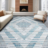 Modern Blue Lattice Design(Blue)