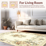 Abstract Modern Beige and Ivory(Beige)