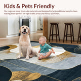 Minimalist Symmetrical Gold and Gray Design(Gray)