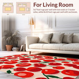 Sunny Red Botanical Design(Red)