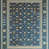 Rustic Distressed Trellis Design(Blue)