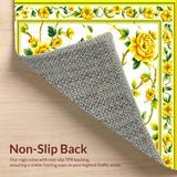 Classic Curved Floral Aesthetic(Yellow)